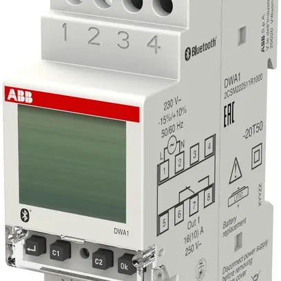 Interrupteur horaire astronomique AMD numérique ABB DWA1 1 canal 