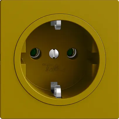 Presa SCHUKO EDIZIOdue F, 16A, 250VAC, L+N+PE olive 