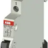 Pulsante INS ABB 250V 16A 1n/nc nero 