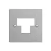 Placca frontale 2×RJ45 ITplus EDIZIOdue silver 
