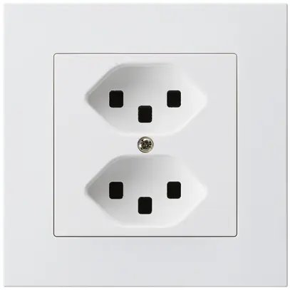 Presa INC kallysto.pro 2×T23 bianco con morsetti ad innesto 