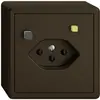 AP-Steckdose FI EDIZIO.liv 1×T13 br 
