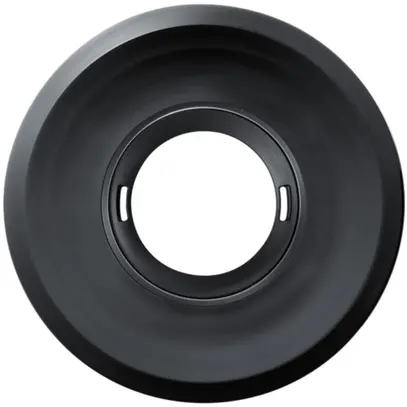 Couvercle ESYLUX pour détecteur FLAT Ø104mm plastique mat rond noir 