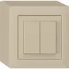 Interruttore AP kallysto 1/3+3/1L beige 