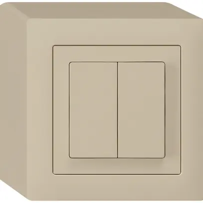 Interruttore AP kallysto 1/3+3/1L beige 