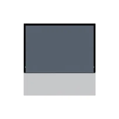 Placca frontale KNX Hager kallysto per termostato grigio chiaro 