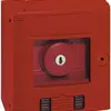 AP contact à poussoir d'alarme Legrand 12mA 230V F+O rouge 