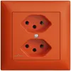 Prise ENC EDIZIOdue 2×T13 orange 1×S 
