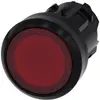 Poussoir lumineux Siemens SIRIUS ACT rouge plastique 