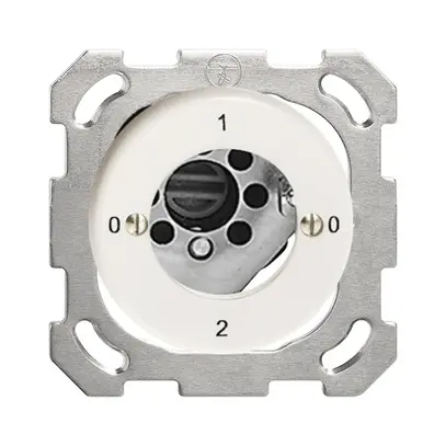 Interrupteur rotatif ENC FH 2/3P blanc pour serrure de sûr. sans cyl. 