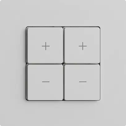 Nebenstelle zu Dimmer 2K/4T WLAN Edue Wiser hellgrau 