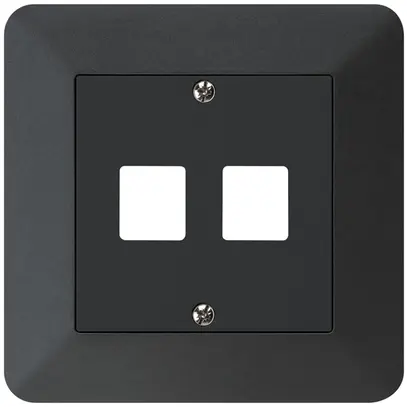 Kit frontale INC HMS kallysto.trend per 2 moduli nero 