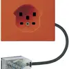 Presa FLF HA tipo 25 morsetti innesto adattatore cavo piatto Technofil arancione 