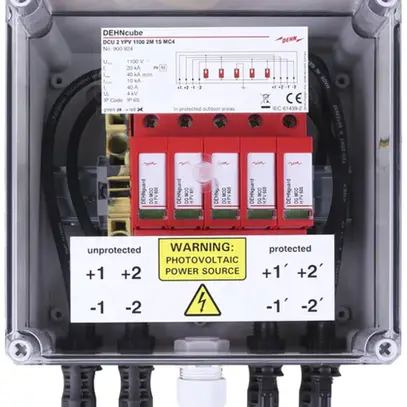 Scatola di raccordo generatore DEHN/elvatec SE DCU 2 YPV 1100 2M 1S original MC4 