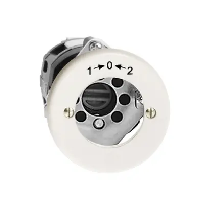 Contatto rotativo INC 1>0<2 bianco per serrat.di sic. senza cilind 