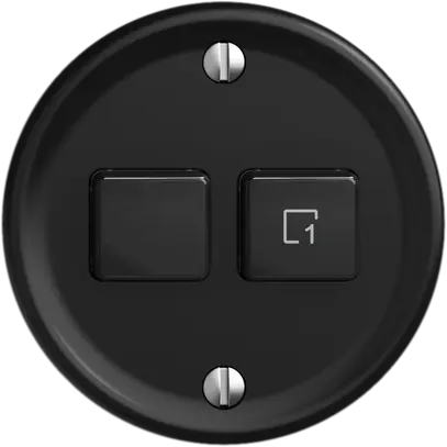 Station sec.interr.STANDARDdue Wiser SNAPFIX® 1 canal 1 scène 2 touches no 