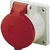 Prise INC CEE 32A 5P 6h 400V rouge, Mennekes 