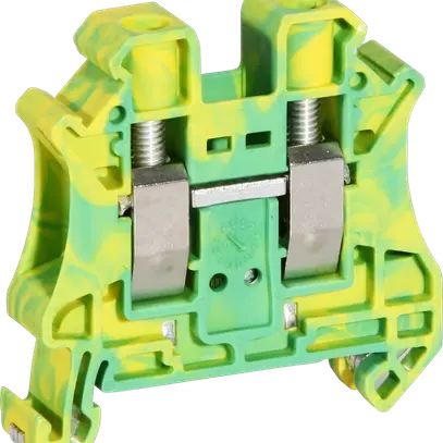 Borne 0.5…16mm² raccordement à vis vert/jaune 