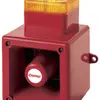 Avvisatore Comax con flash 5J 45 toni 121dB arancione IP66 