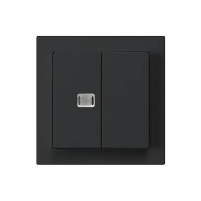 Kit frontale kallysto nero con 1 lente 60×60mm 