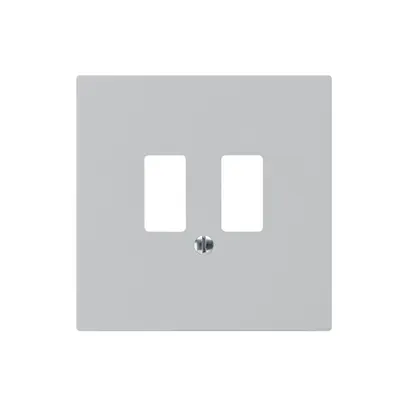 Placca frontale kallysto per presa USB grigio chiaro 