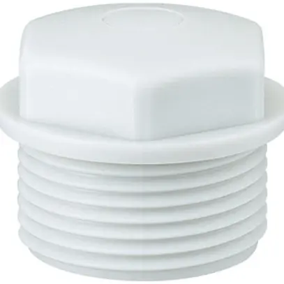 Passacavo esagonale M40 grigio chiaro 