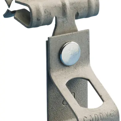 Attache de rebord Caddy H-Ti/T pour tige M6 rebord 14…20mm, acier ressort ARMOUR 