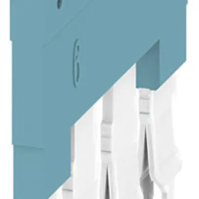 Connessione trasversale Weidmüller ZQV 6N/4 BL inserito 4L 8mm 41A bl 