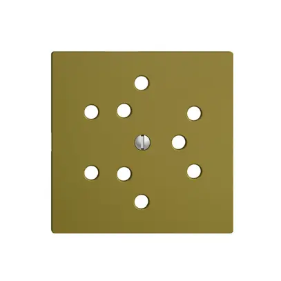 Placca frontale 3×T12 EDIZIOdue olive 