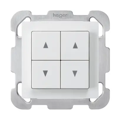 Interruttore per tappar.INC kallysto B bianco con 4 tasti 