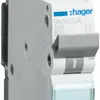 Disjoncteur Hager MCB 2P 230V type B 16A Icn 6kA 1UM 
