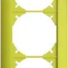 Cadre de recouvrement EDIZIOdue 1×3 lemon 