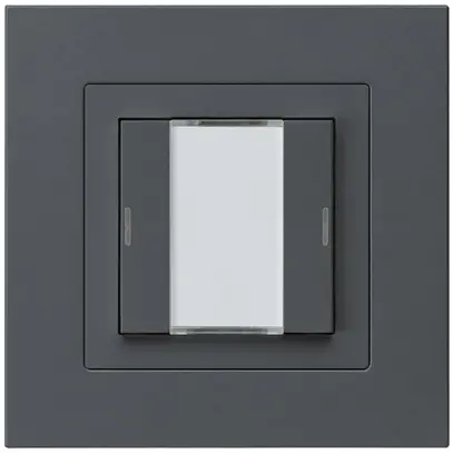 Poussoir ENC kallysto.pro KNX 2×LED RGB s/e-link anthracite 