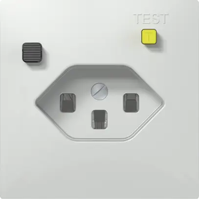 Prise FI ENC SIDUS E T23 30mA blanc brillant 