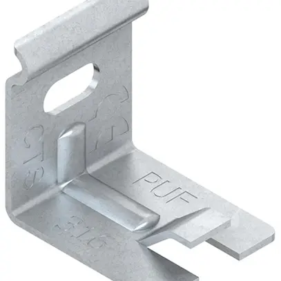 Wand- und Auslegerbefestigung Niedax, für Gitterrinnen, bandverzinkt 