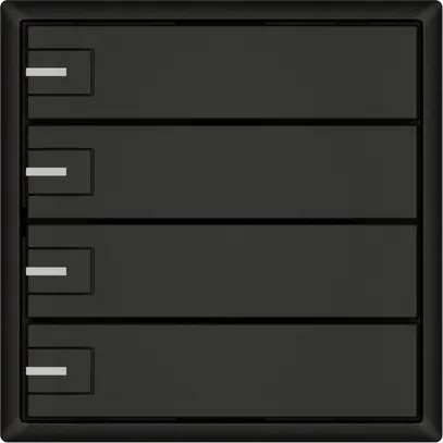 Universaltaster EDIZIO.liv UNI SNAPFIX® 12…48V m.LED blau 4× 1-Tbed.sz 