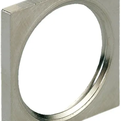 Contre-écrou 4 pans AGRO PG11 laiton nickelé 