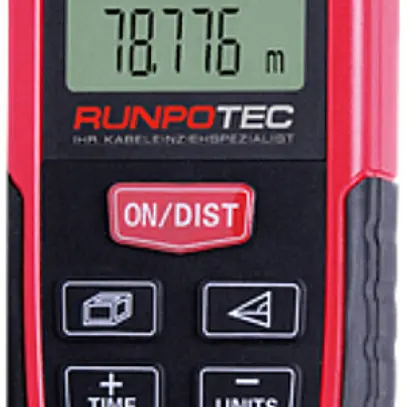 Laserdistanzmessgerät Runpo Meter 80m mit 90° IP54 