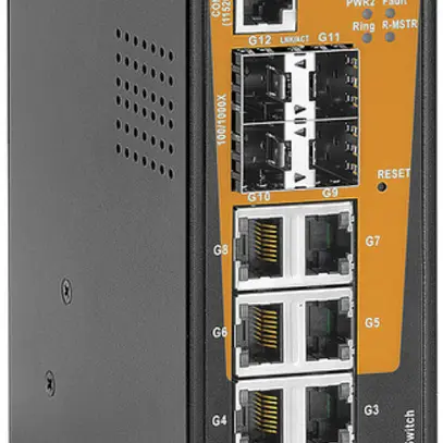 Switch WM IE-SW-AL12M-8GT-4GESFP, 8×RJ45 GbE+4×SFP GbE managed 