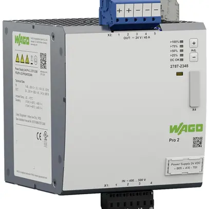 Alimentazione INS WAGO Pro 2 340…550V 480…780V 24…28V 40A 960W 7UM 