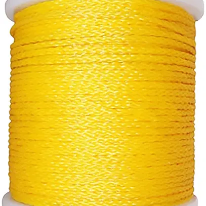 Cordon de tirage 4mm, 4000N, rouleau de 500m, jaune 