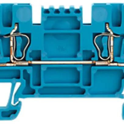 Morsetto di passaggio Weidmüller ZDU 1.5/4AN connessione a molla 1.5mm² TS35 blu 