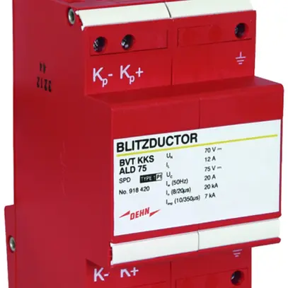 Déflecteur combiné DEHN/elvatec SE BVT KKS ALD 75 70V 7kA 