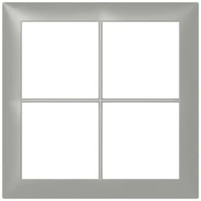 Cadre de recouvrement SIDUS 2×2 gris clair 
