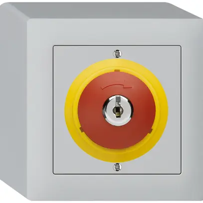 Contatto rota.c.chiave AP kallysto ARRESTO DI EMERGENZA grigio chiaro 