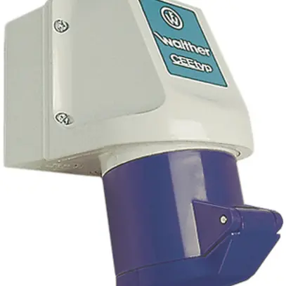 Presa murale AP CEEtyp 5L 16A IP44, 9h 