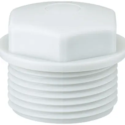 Passacavo esagonale M32 grigio chiaro 