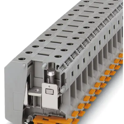 Borne 16…70mm² raccordement à vis gris 