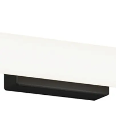 Applique LED Philips Rover RD 10W 1500lm 827 IP44 600×70×50mm noir 