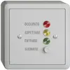 Station de porte AP EDIZIOdue pour signaux d'appel, gris clair, italien 